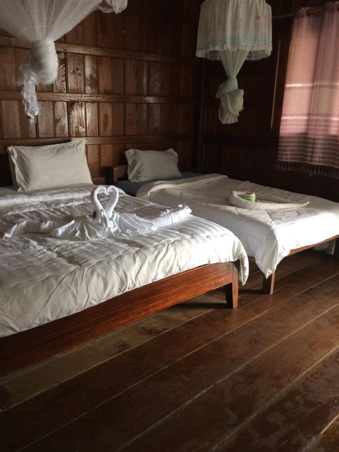 Riverside Bungalow Hotel Don Det Bagian luar foto